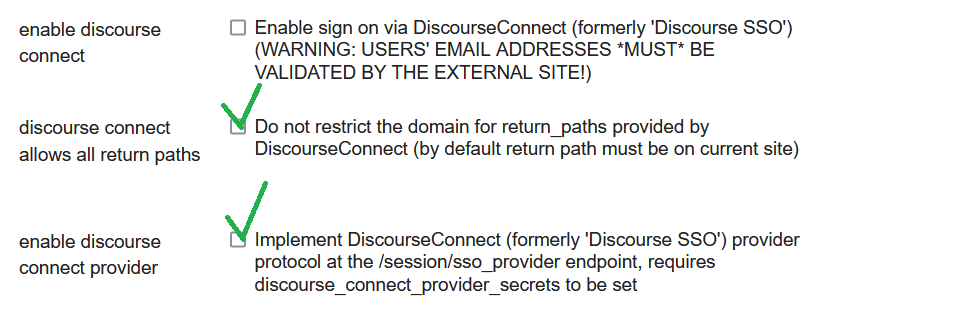 discourse connect provider