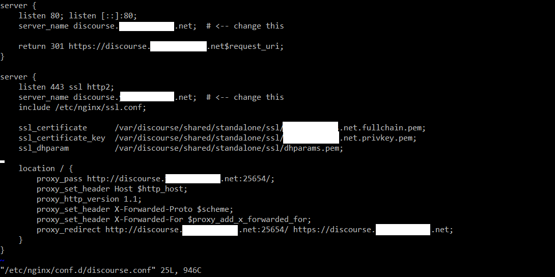 nginx settings
