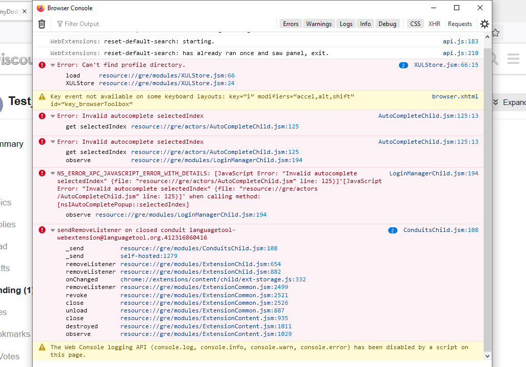 Activity/Pending Console