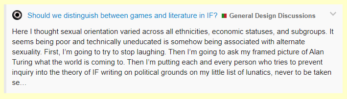capture d'écran du message