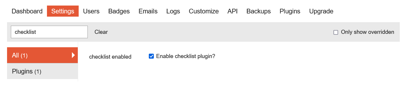 checklist