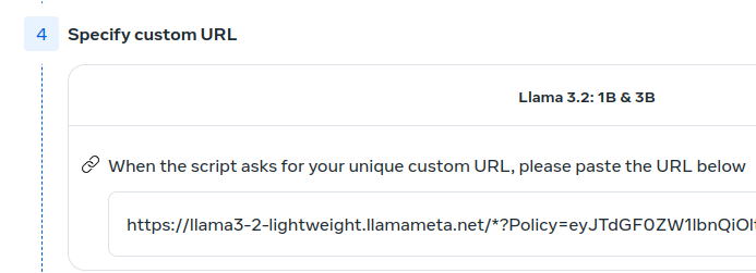 L'immagine è uno screenshot di un'interfaccia chatbot in cui un utente ha richiesto un URL personalizzato univoco. (Didascalia dell'IA)