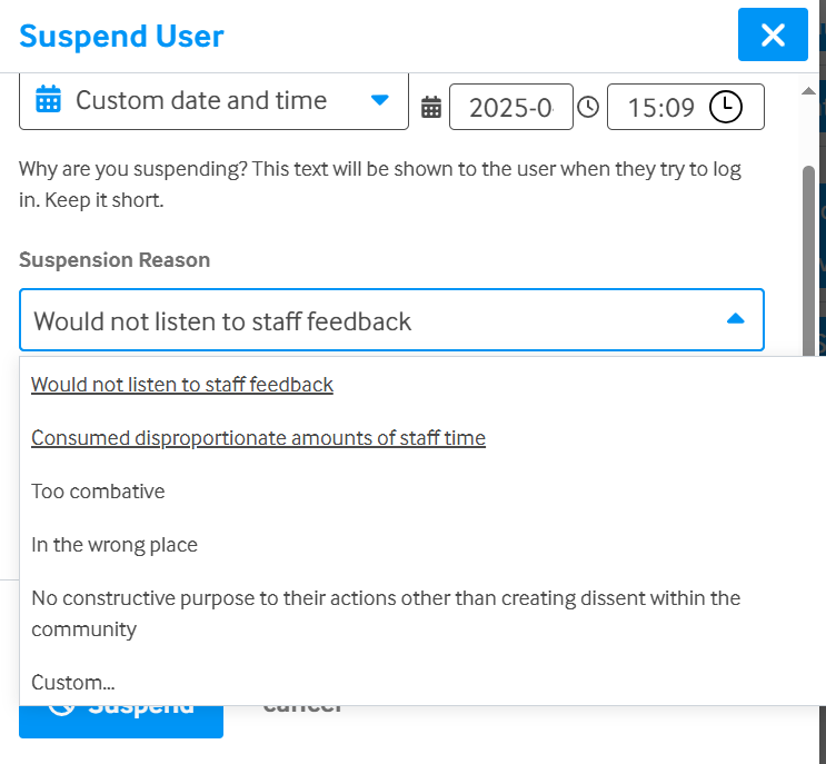 Suspend 3