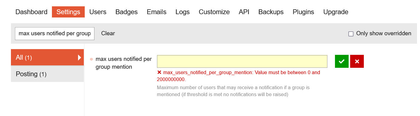 max users notified per group mention