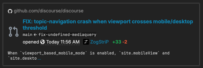 OPEN PR