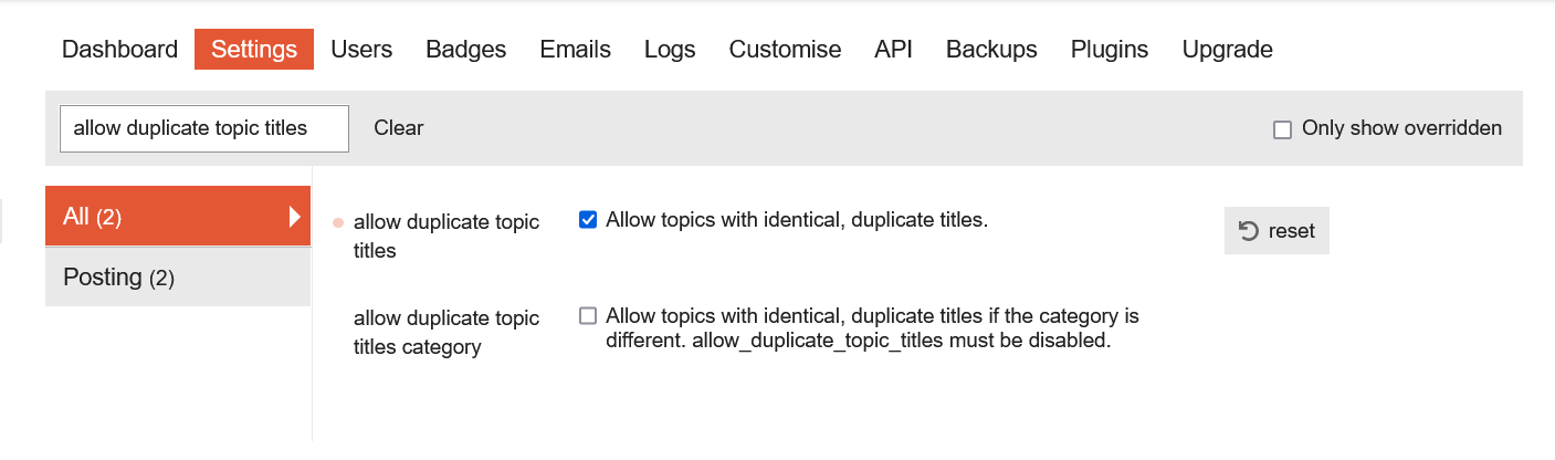 allow duplicate topic titles