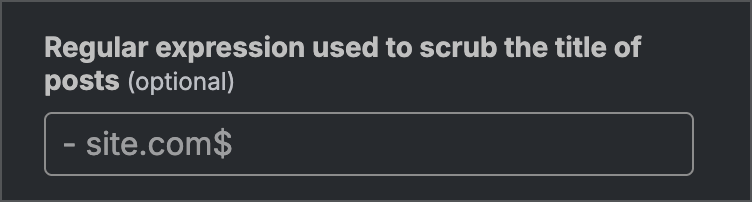 scrub title