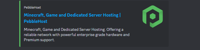 Eine Anzeige für PebbleHost mit Minecraft-, Game- und Dedicated-Server-Hosting-Diensten mit widerstandsfähigen Netzwerken und Enterprise-Grade-Hardware. (Beschriftet von KI)