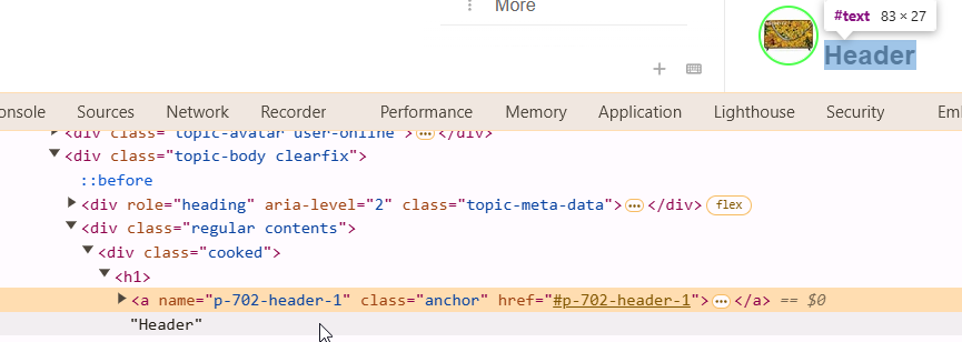 Die Benutzeroberfläche einer Online-IDE mit hervorgehobener HTML-Syntax, einschließlich eines Anker-Tags, zugehöriger Werte, einer CSS-Flex-Eigenschaft und semantisch relevanter Code-Strukturen. (Beschriftet von KI)