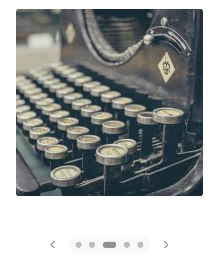 Carousel display for images in posts